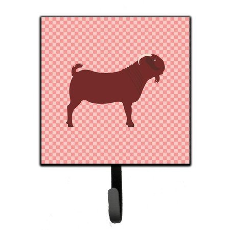 MICASA Kalahari Red Goat Pink Check Leash or Key Holder MI225893